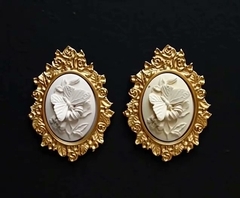 Силиконовый молд Камея № 29 Бабочка Объемная