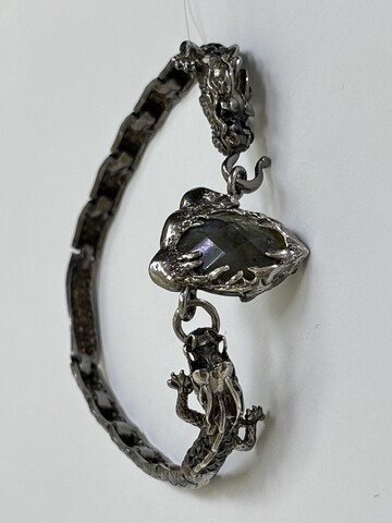 Драконы   (браслет из серебра)