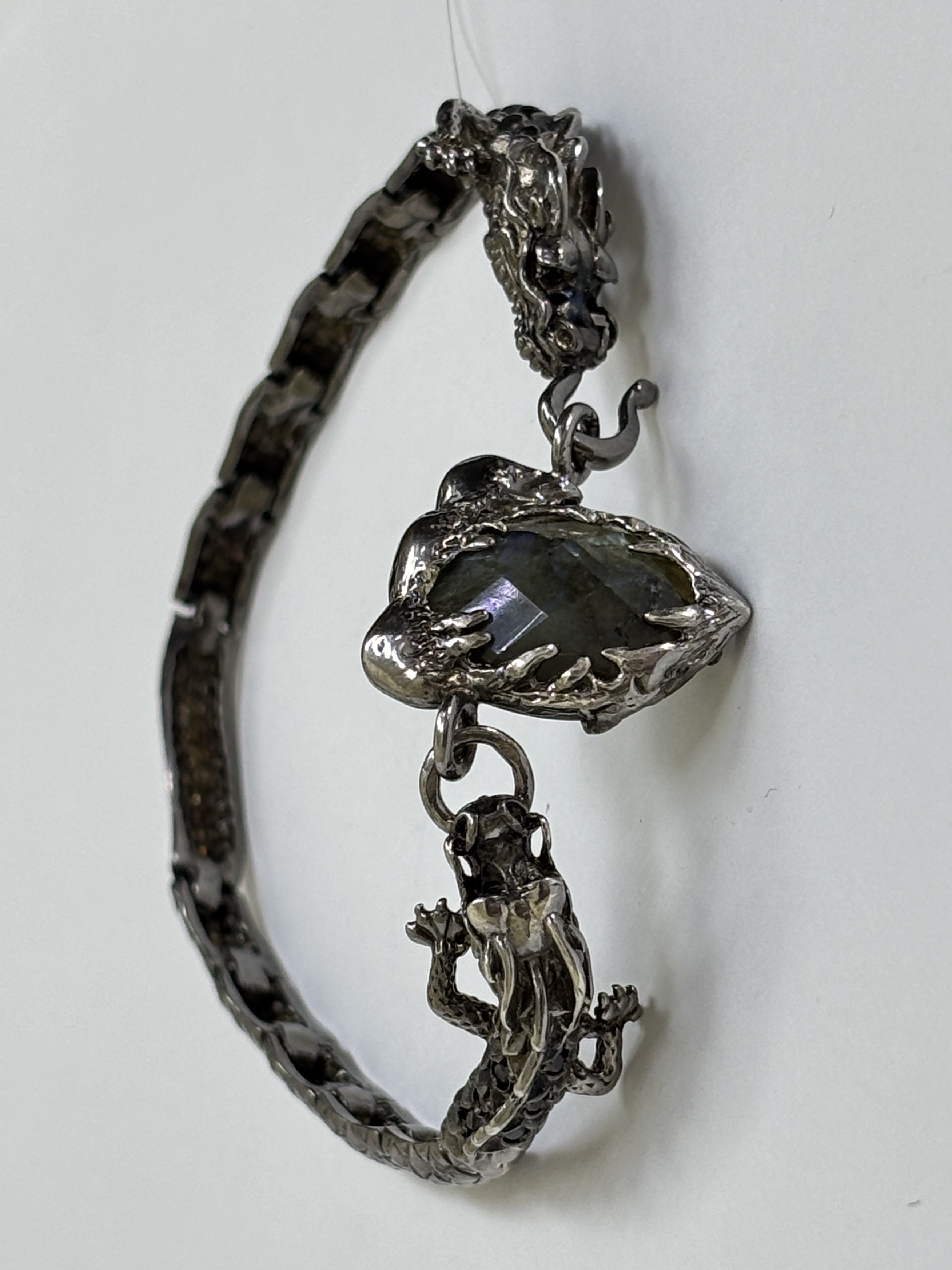 Драконы   (браслет из серебра)