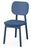 Стул saga, рогожка, синий