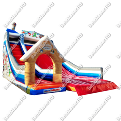 Батут "Зимняя горка" 12.5*8*8.5 м