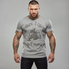 Футболка серая Yakuza Premium BL 201