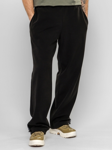 Брюки спортивные с утяжкой внизу, мужские, цвет "Чёрная скала"