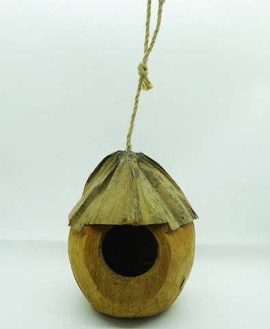 Triol домик Natural для птиц из кокоса 