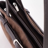 Сумка Саломея 216 эко-замша шоколад