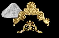 Силиконовый молд № 784 Набор вензелей