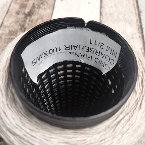 Кашемир LORO PIANA COARSEHAIR 2/11 светло-серый