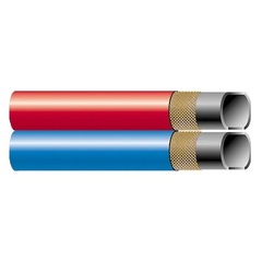 Рукав кислородная и ацетиленовая сварка TWIN GOX DN 06.3 OD 12.3 / GAC DN 06.3 OD 12.3 P=20 Semperit