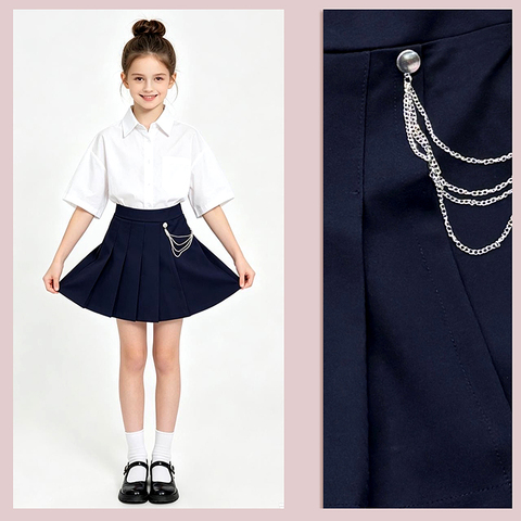 Юбка-шорты девочке (7-11) 260427-G9034