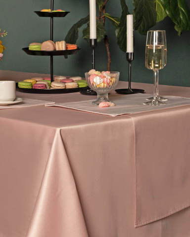 Скатерть 140х180 Sofi De MarkO Серенити пепельная роза
