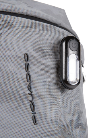 Рюкзак Piquadro серый камуфляж, нейлон (CA5494PQM/CAMOREFGR)