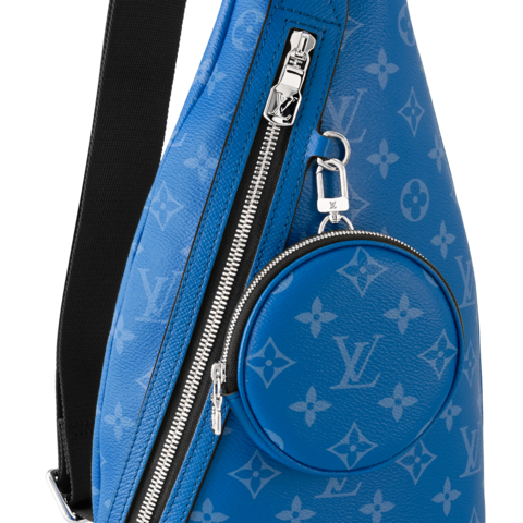 Сумка-слинг Louis Vuitton Duo канва Taigarama Blue