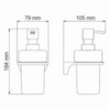 WasserKRAFT Glan K-5199 Дозатор для жидкого мыла