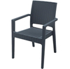 Пластиковое кресло Ibiza, антрацит