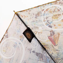 Карманный slim зонт Lamberti Париж в стиле импрессионизма