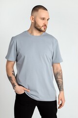 Фуфайка (футболка) мужская Клаб-1У Виотекс СЕРЫЙ