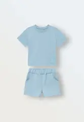 Комплект футболка и шорты (аква)