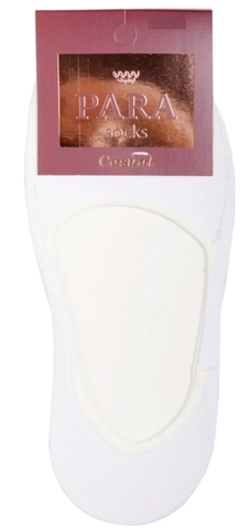 Следки Para socks M2D226H однотонный,белый 41-46