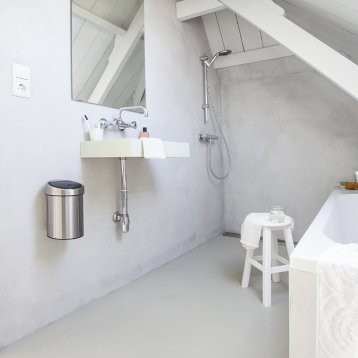 Мусорный бак Brabantia Touch Bin (3л), Матовая сталь, арт. 363986 - фото 3