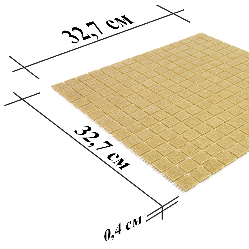 SE39 Мозаика одноцветная чип 20 стекло Alma Mono Color желтый квадрат