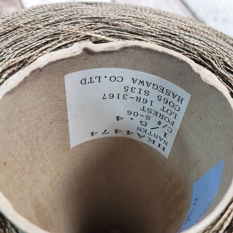 Хлопок с шелком (35%) HASEGAWA HKA4474 NANTEN 540 бежево-оливковый секционный
