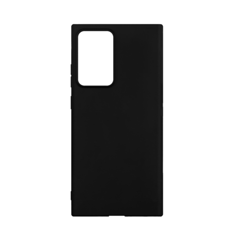 Силиконовый чехол Mat TPU матовый для Samsung Galaxy Note 20 Ultra (Черный)