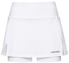 Детская теннисная юбка Head Club Basic Skort - white