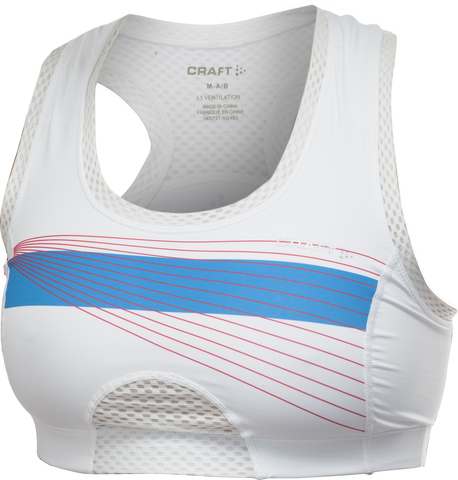 Бюстгальтер Craft Cool Sport Super Bra белый