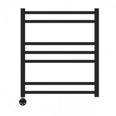 Полотенцесушитель электрический, Lemark Atlantiss -  LM32607REBL (П7 500x600), левый/правый, черный