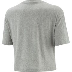 Женская теннисная футболка Nike Sportswear Essential Crop Icon W - dark grey heather/black