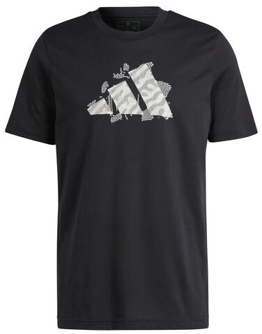 Теннисная футболка Adidas Tennis Logo Slam Graphic T-Shirt - black
