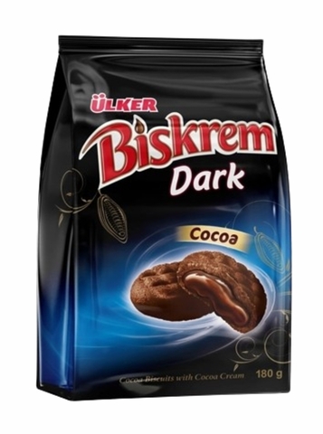 Печенье BISKREM Dark 180 г ТУРЦИЯ