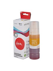 Контейнер с чернилами Sakura C13T03V44A (101 Y) для Epson EcoTank L4150, L4156, L4160, L4250, L4260, L4266, L6160, L6170, L6176, L6190, L6260, L6270, L6276, L6290, желтый, водорастворимый тип, 70 мл., 6000 к.
