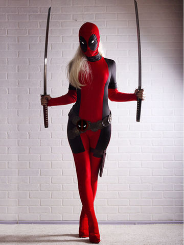 Costume Deadpool Lady Marvel