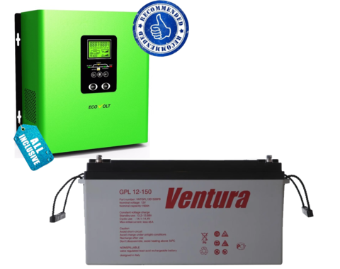 Комплект ИБП ECOVOLT TERMO 812+VENTURA GPL 12-150