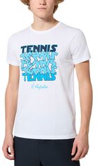 Теннисная футболка Australian Cotton Tennis T-Shirt - bianco