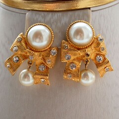 Кабошон с жемчугом, 18 мм, пластиковый, набор 12 шт.