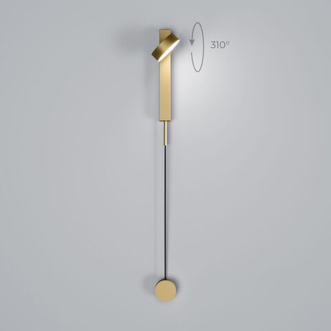 Настенный светодиодный светильник Elektrostandard Orco 40112/LED латунь