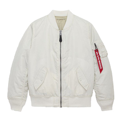 Бомбер Alpha Industries MA-1 W Dune White (Белый)