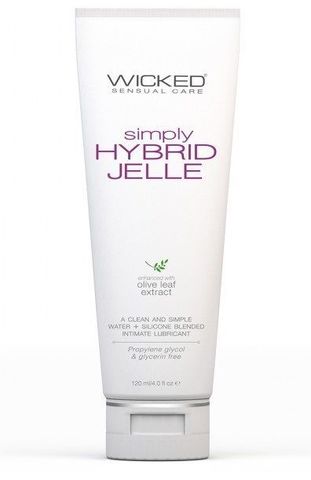 Гель-лубрикант на водно-силиконовой основе Wicked Simply HYBRID JELLE - 120 мл. - Wicked Simply 91205
