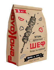 Россия 69-9-928 Уголь древесный, 3кг., (шт.)