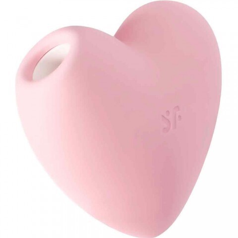 Вакуумный стимулятор Cutie Heart light Satisfyer розовый
