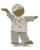 Пижама трикотажная - Демонстрационный образец. Одежда для кукол, пупсов и мягких игрушек.