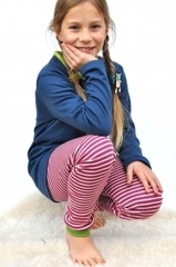 Пижама для девочки Storchenkinder, Темно-голубая