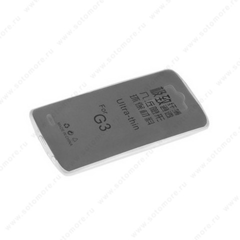 Накладка силиконовая для LG G3 D724 прозрачная