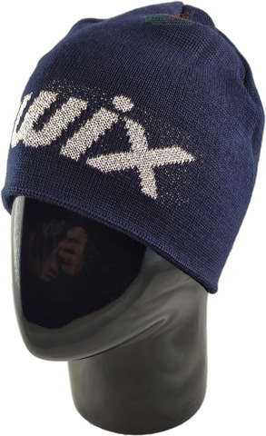Картинка шапка-бини Swix swix logo темно-синий - 1