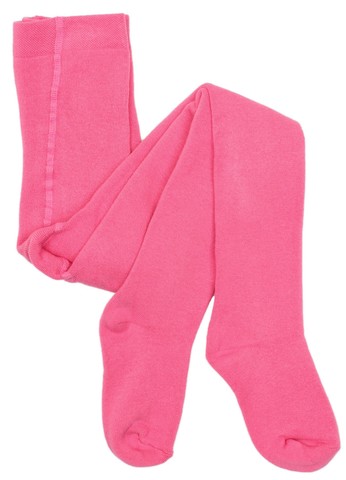 Розовые махровые колготки RuSocks