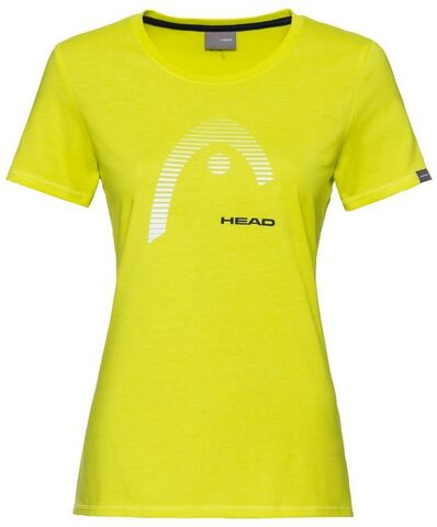 Женская теннисная футболка Head Club Lara T-Shirt - yellow