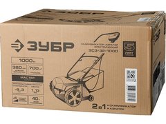 ЗУБР 1000 Вт, 32 см, электрический скарификатор-аэратор (ЗСЭ-32-1000)