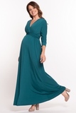 Платье для беременных 10623 зеленый
